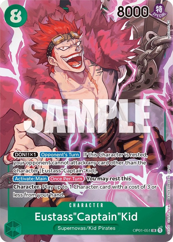 Eustass’Captain’Kid (Parallel) (1051) (OP01) - One Piece Card Game Single