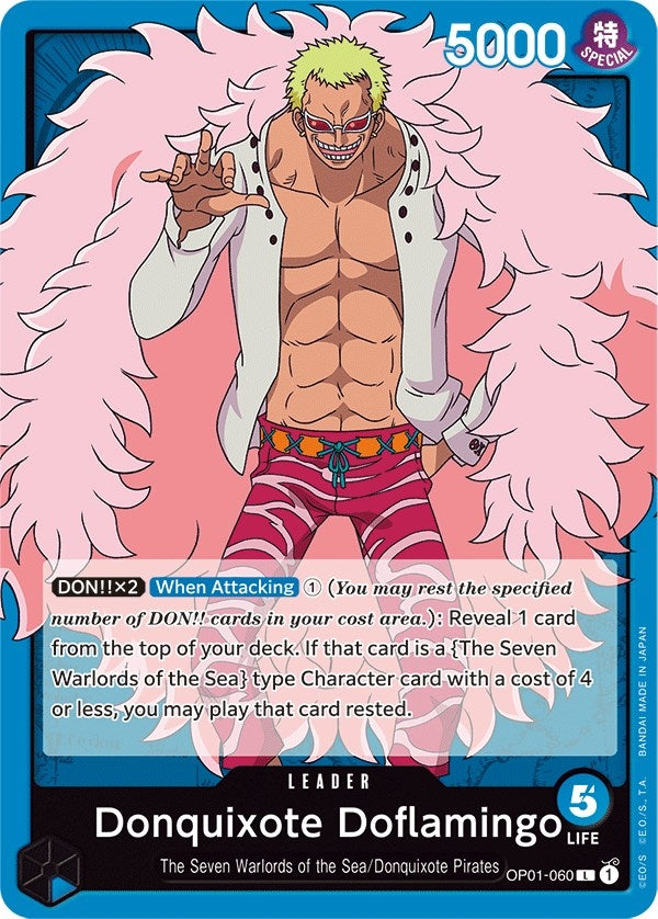 Donquixote Doflamingo (060) (1060) (OP01) - One Piece Card Game Single