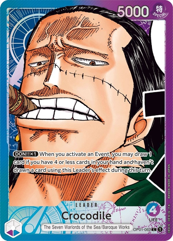 Crocodile (062) (Parallel) (1062) (OP01) - One Piece Card Game Single