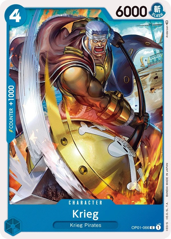 Krieg (1066) (OP01) - One Piece Card Game Single