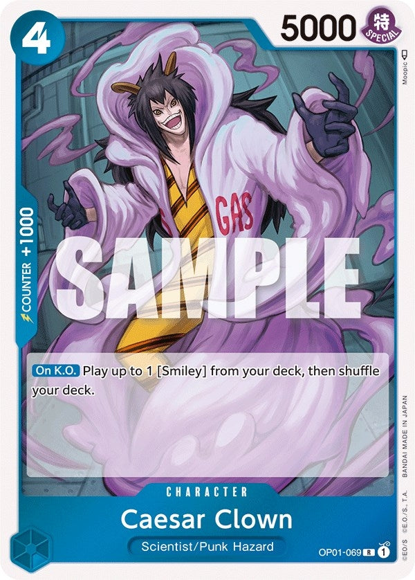 Caesar Clown (1069) (OP01) - One Piece Card Game Single