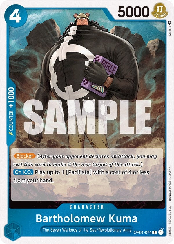Bartholomew Kuma (1074) (OP01) - One Piece Card Game Single