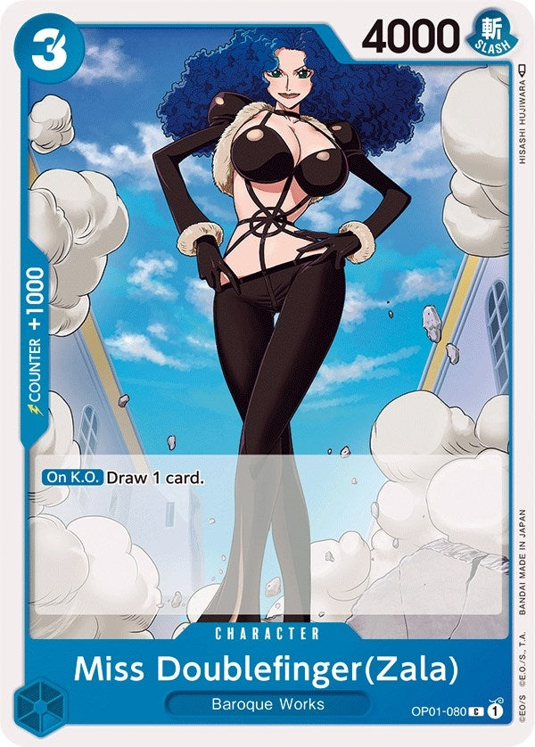 Miss Doublefinger(Zala) (1080) (OP01) - One Piece Card Game Single