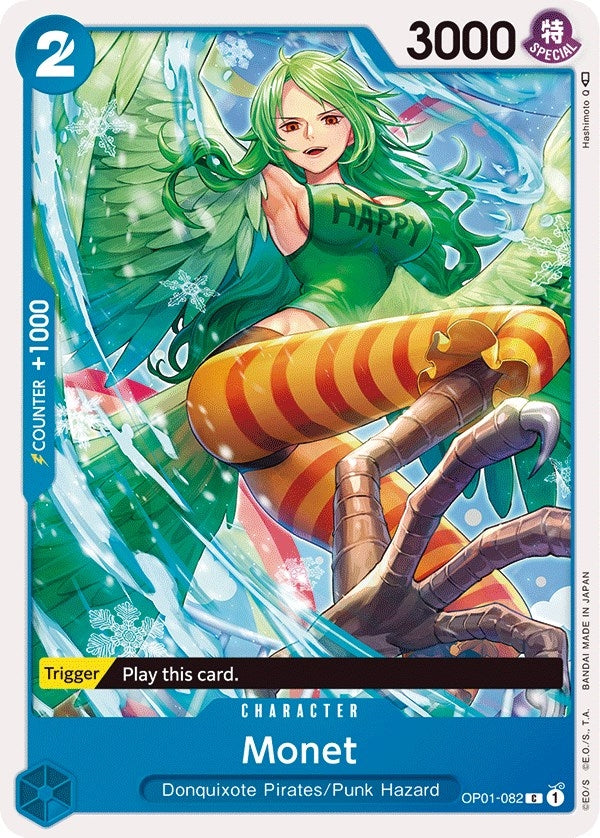 Monet (1082) (OP01) - One Piece Card Game Single