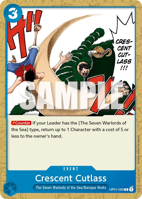 Crescent Cutlass (1089) (OP01) - One Piece Card Game Single