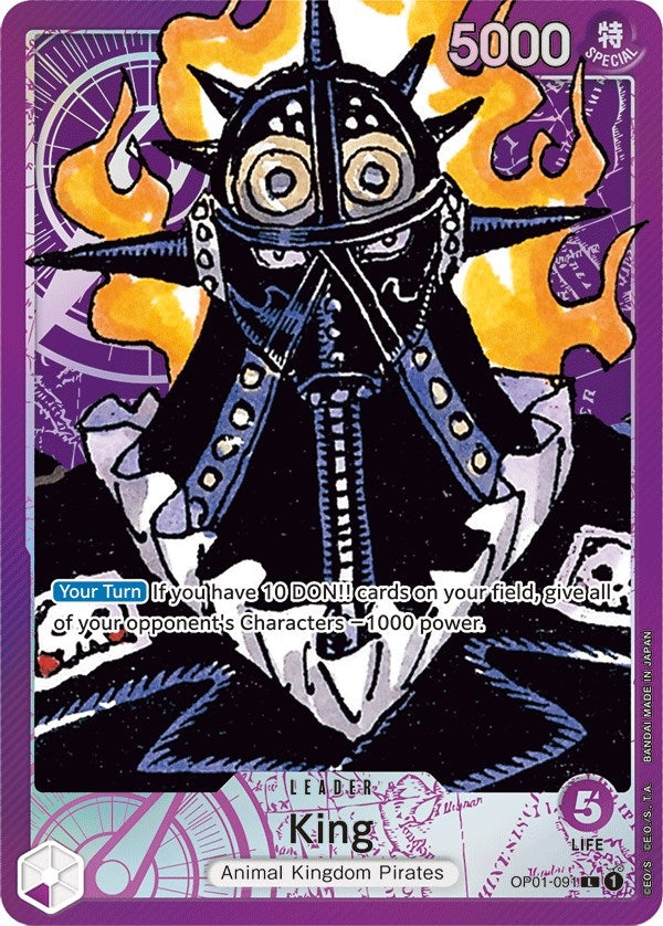 King (091) (Parallel) (1091) (OP01) - One Piece Card Game Single