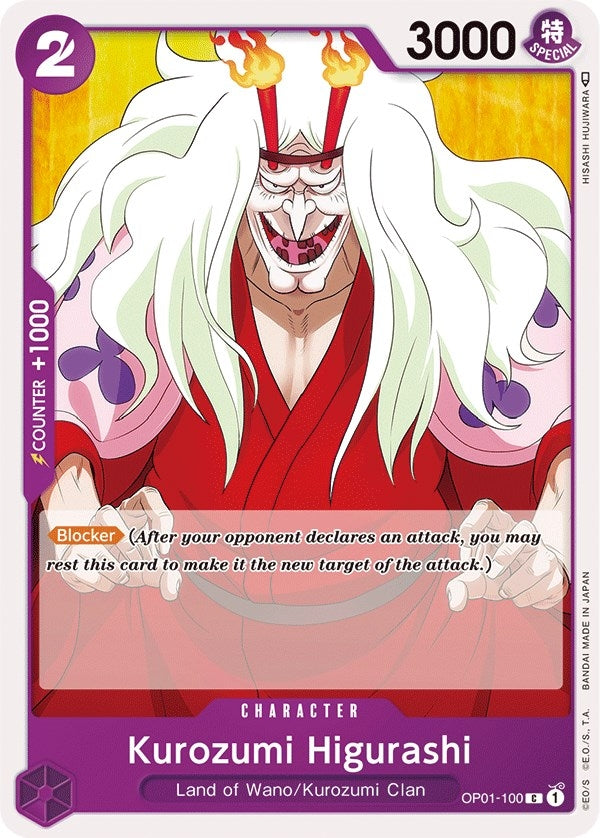 Kurozumi Higurashi (1100) (OP01) - One Piece Card Game Single