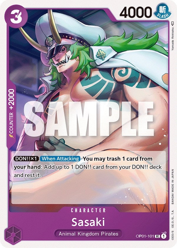 Sasaki (1101) (OP01) - One Piece Card Game Single