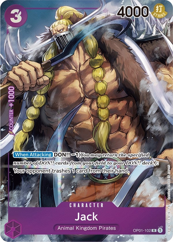 Jack (Parallel) (1102) (OP01) - One Piece Card Game Single