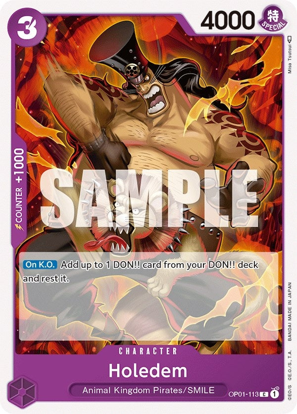 Holedem (1113) (OP01) - One Piece Card Game Single