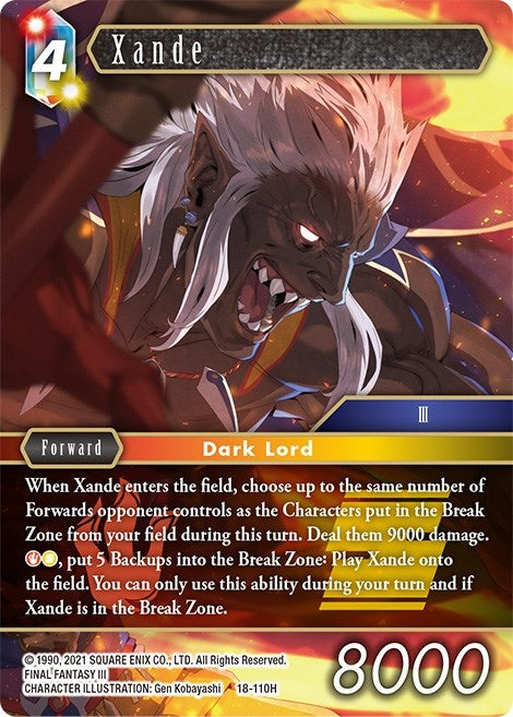 Xande (18) [18] - Final Fantasy TCG Single