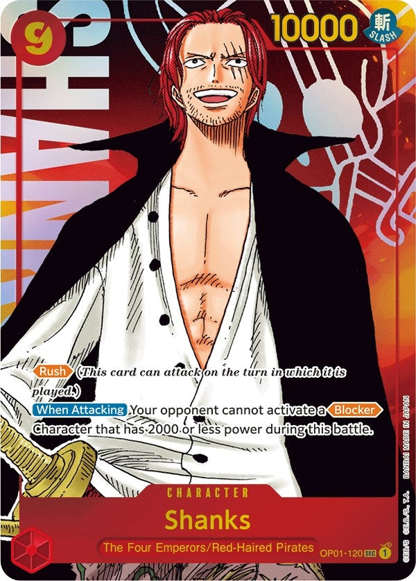 Shanks (Parallel) (1120) (OP01) - One Piece Card Game Single