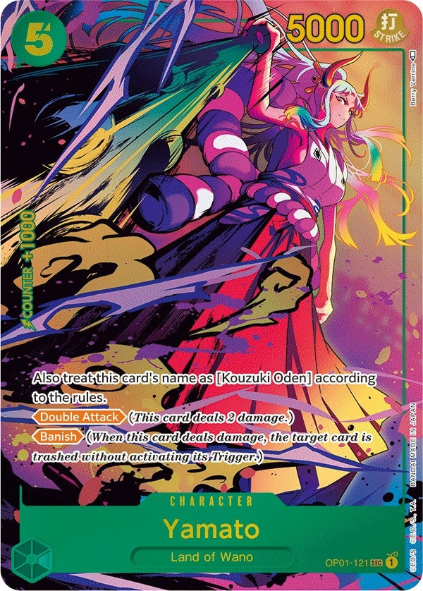 Yamato (Parallel) (1121) (OP01) - One Piece Card Game Single
