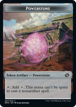 Powerstone // Emblem - Saheeli Filigree Master Double-sided Token (0) [BRO] - MTG Single