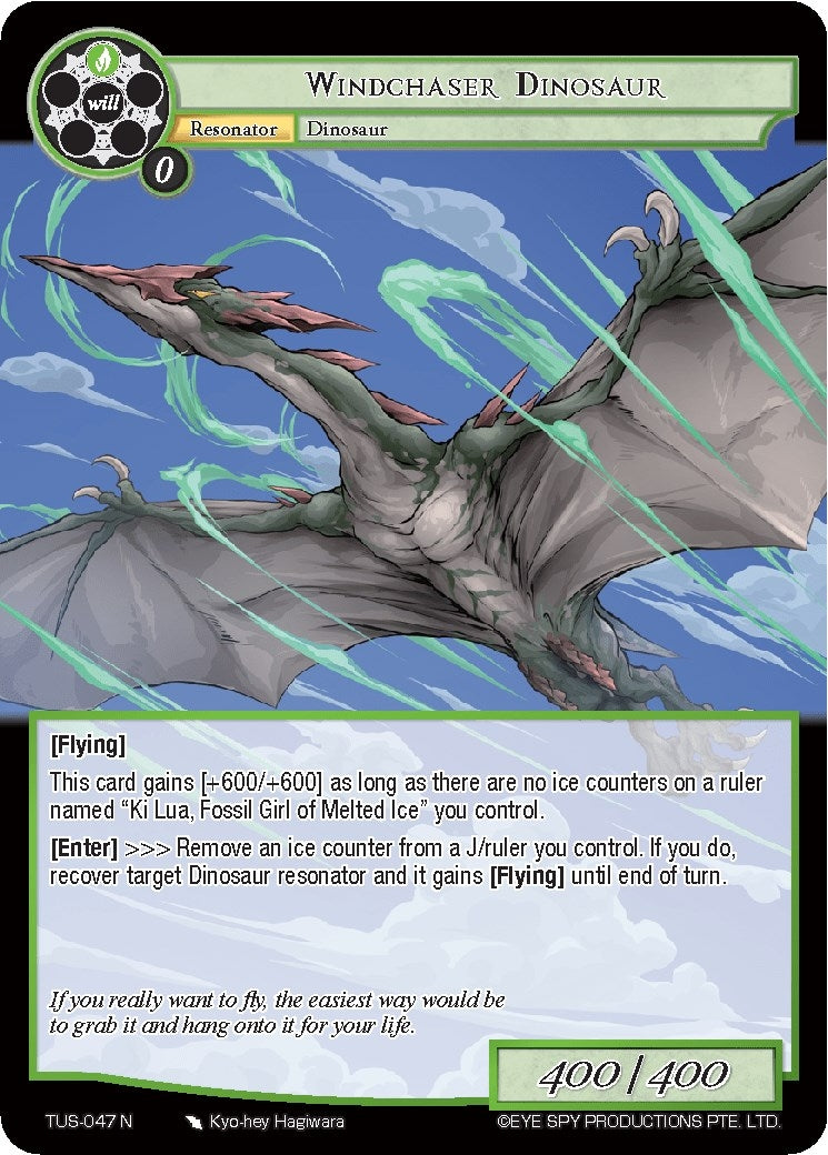 Windchaser Dinosaur (47) [TUS] - Force of Will Single