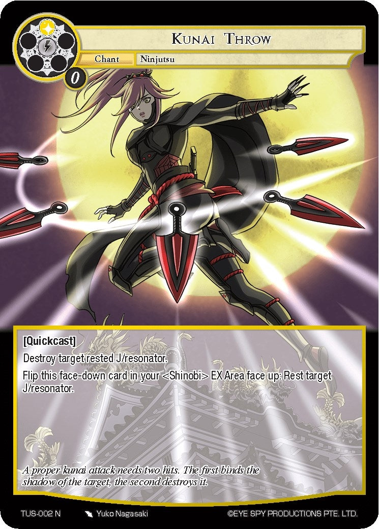 Kunai Throw (2) [TUS] - Force of Will Single