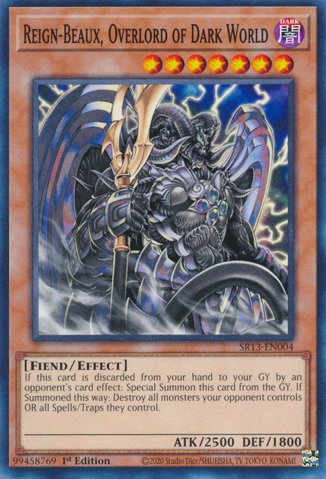 Reign-Beaux Overlord of Dark World (13004) (SR13) - YuGiOh Single