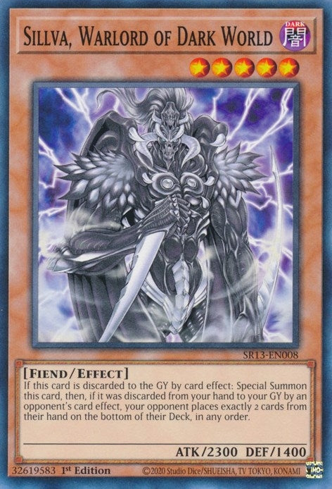 Sillva Warlord of Dark World (13008) (SR13) - YuGiOh Single