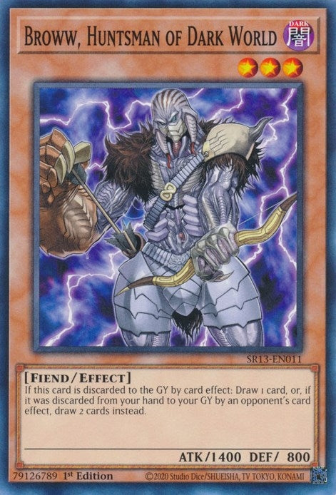 Broww Huntsman of Dark World (13011) (SR13) - YuGiOh Single