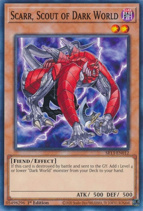 Scarr Scout of Dark World (13012) (SR13) - YuGiOh Single