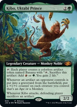 Kibo Uktabi Prince (Extended Art) (835) [LARP] - MTG Single