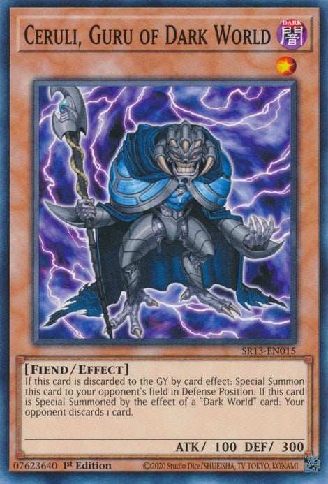 Ceruli Guru of Dark World (13015) (SR13) - YuGiOh Single