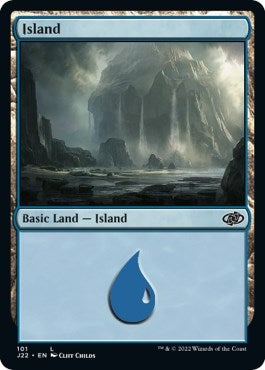 Island (101) (101) [J22] - MTG Single