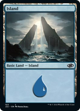 Island (103) (103) [J22] - MTG Single