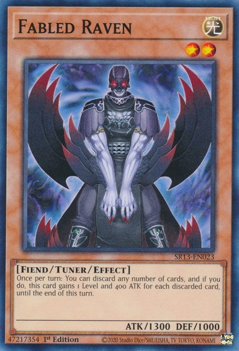 Fabled Raven (13023) (SR13) - YuGiOh Single