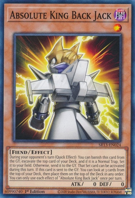 Absolute King Back Jack (13024) (SR13) - YuGiOh Single