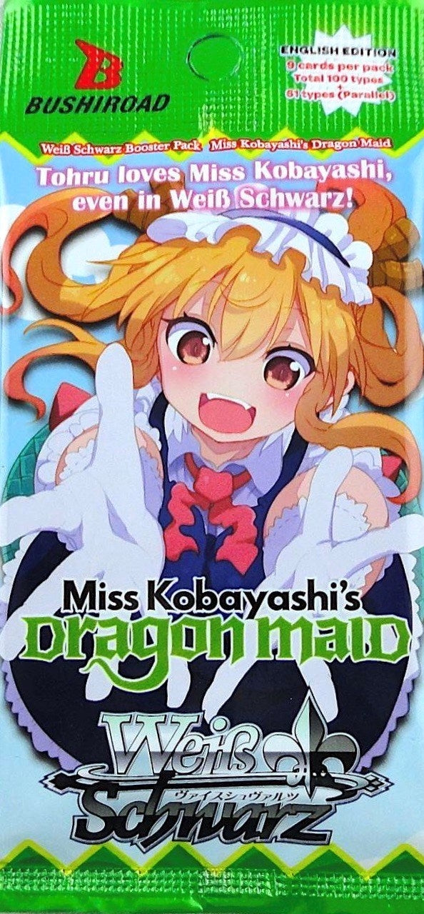 Miss Kobayashi’s Dragon Maid Booster Pack [KMD] - Weiss Schwarz Sealed