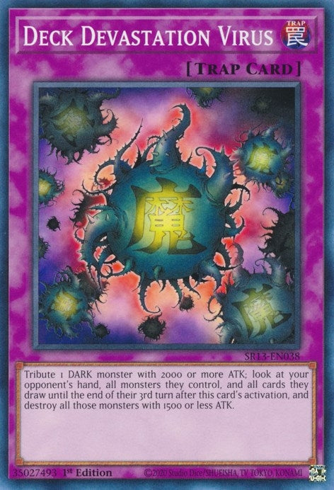 Deck Devastation Virus (13038) (SR13) - YuGiOh Single