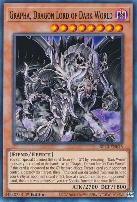 Grapha Dragon Lord of Dark World (13043) (SR13) - YuGiOh Single