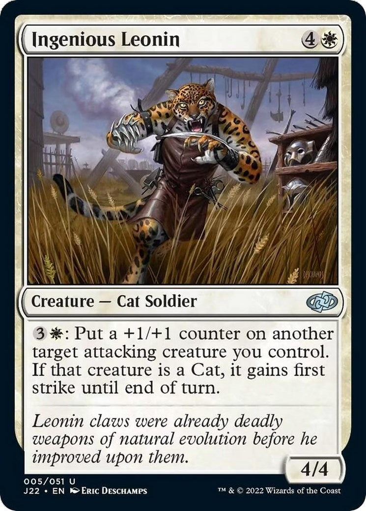Ingenious Leonin (5) [J22] - MTG Single