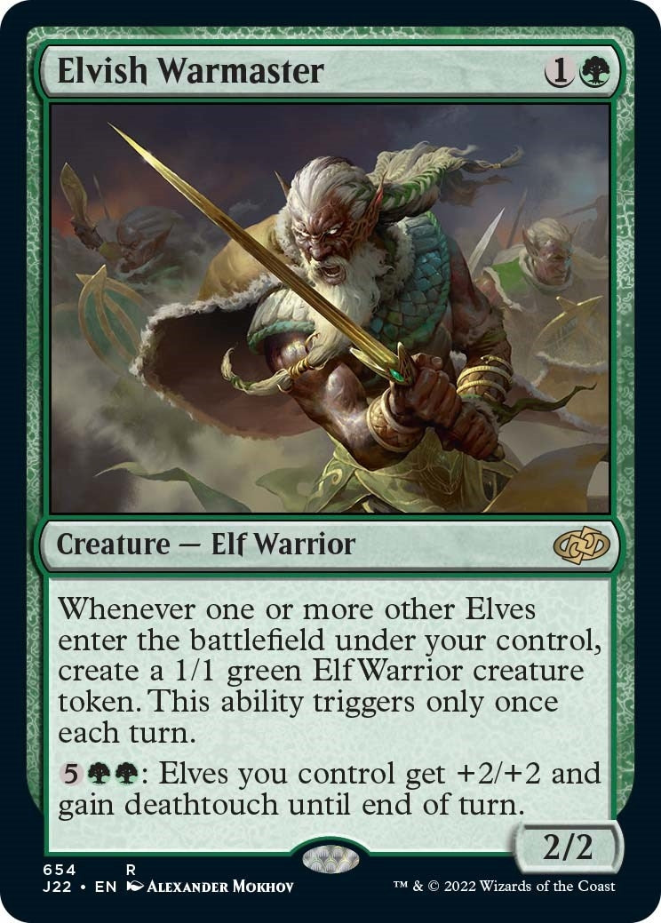 Elvish Warmaster (654) [J22] - MTG Single