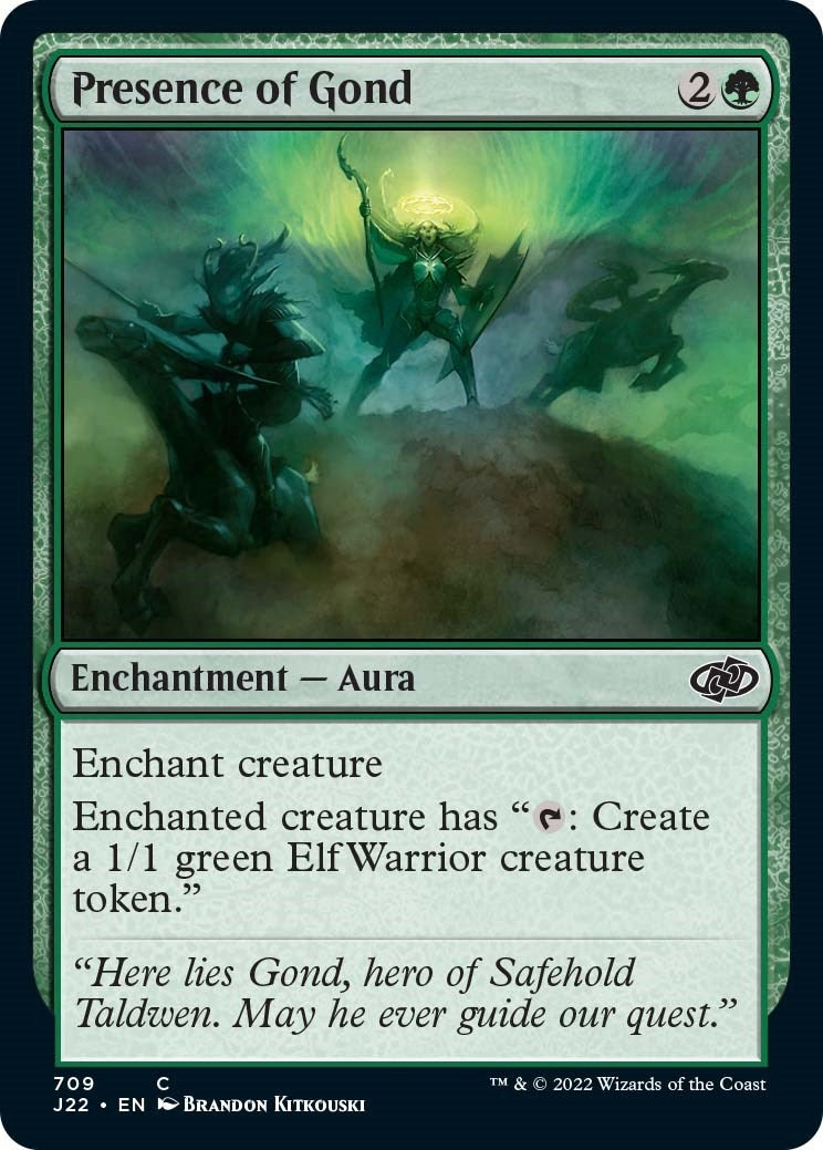 Presence of Gond (709) [J22] - MTG Single