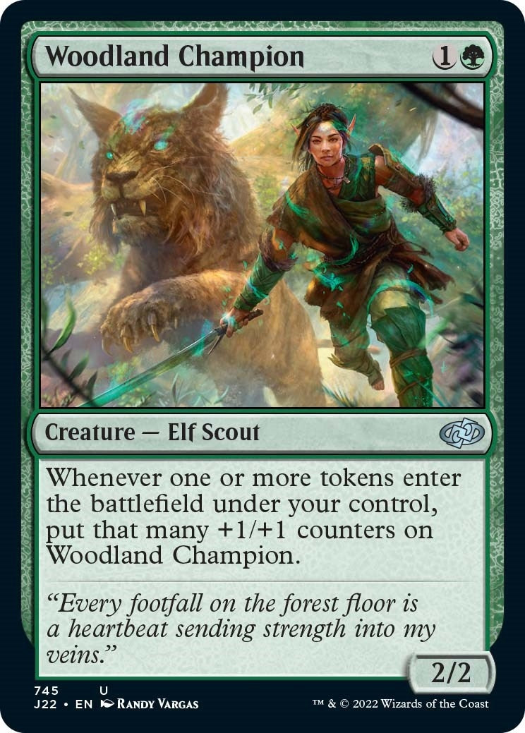 Woodland Champion (745) [J22] - MTG Single