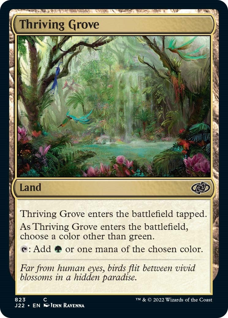 Thriving Grove (823) [J22] - MTG Single