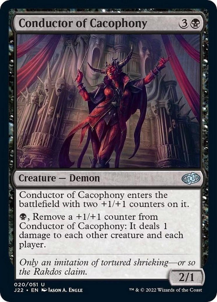 Conductor of Cacophony (20) [J22] - MTG Single