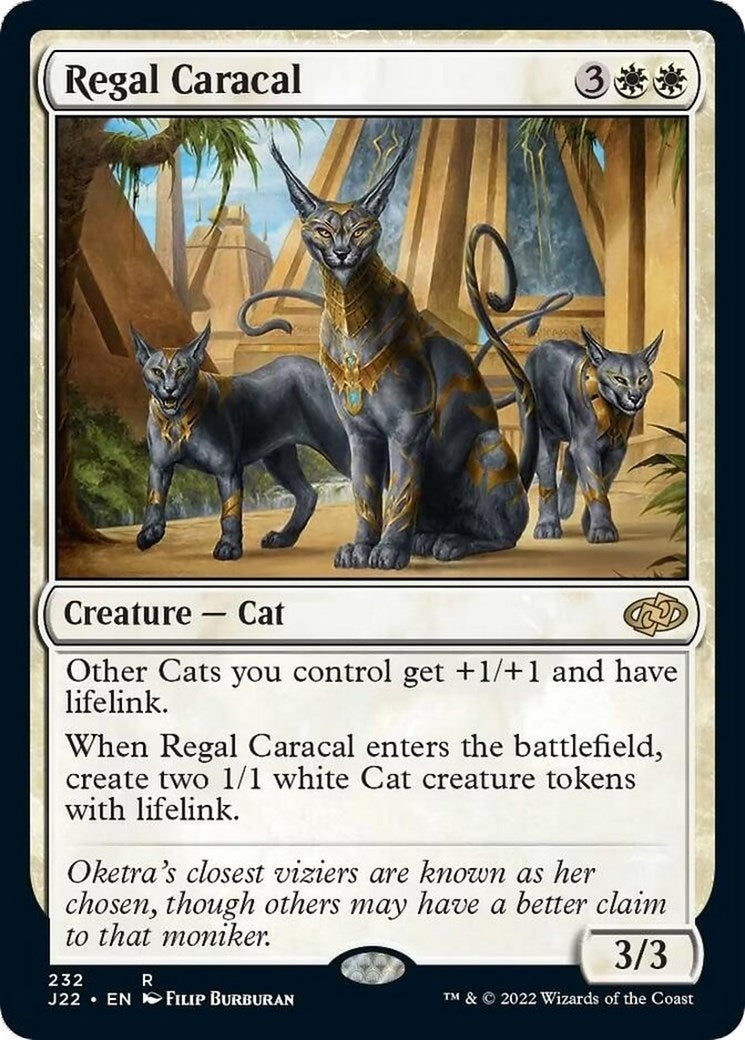Regal Caracal (232) [J22] - MTG Single