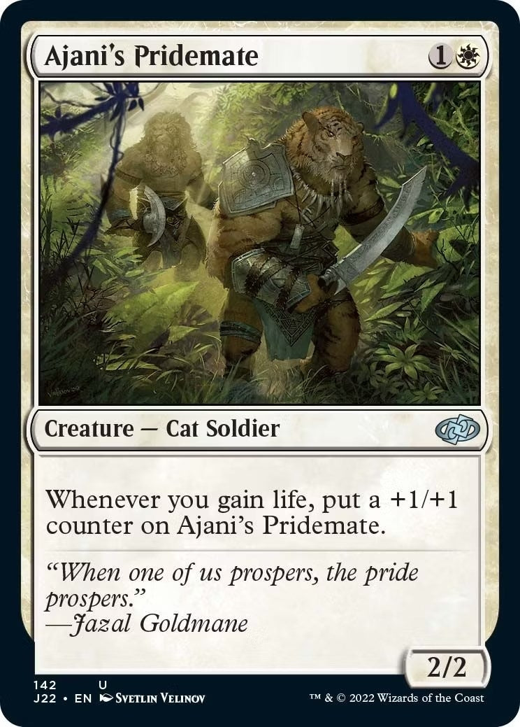 Ajani’s Pridemate (142) [J22] - MTG Single