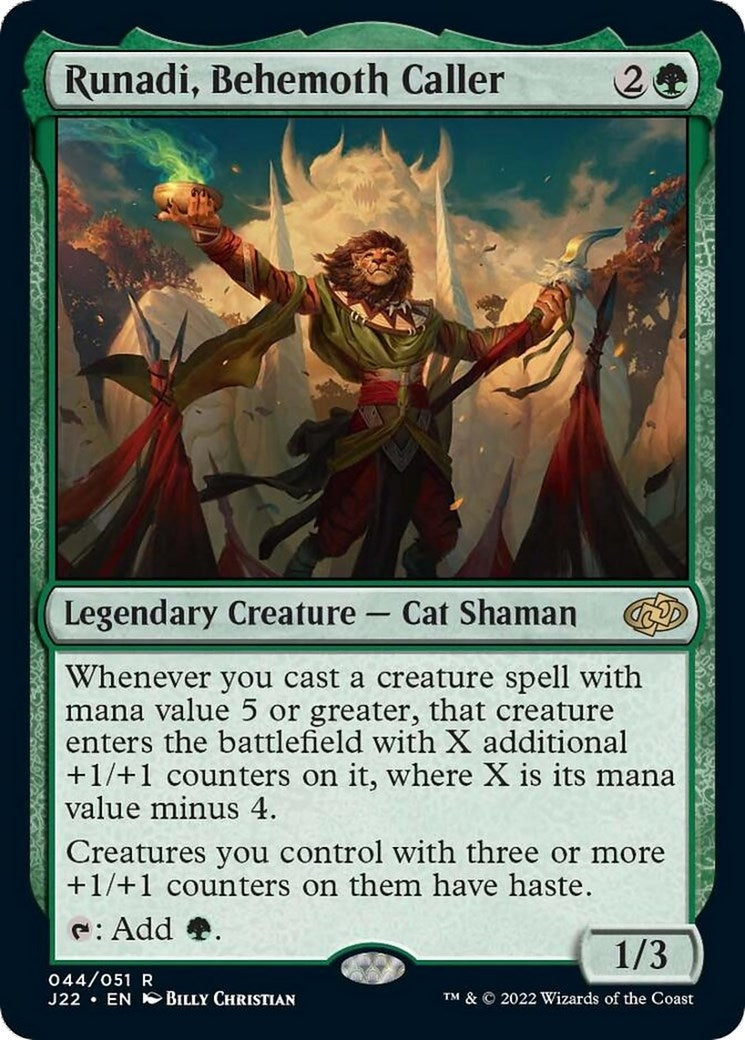 Runadi Behemoth Caller (44) [J22] - MTG Single
