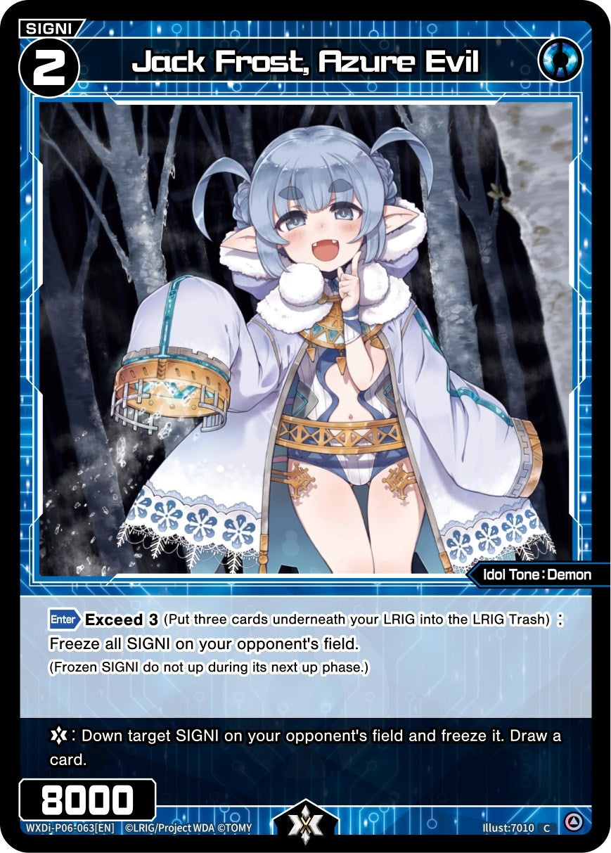Jack Frost Azure Evil (6063) [WXDi-P06] - WIXOSS Single