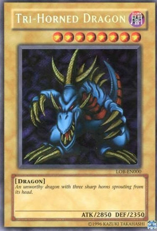 Tri-Horned Dragon (LOB-EN000) (0) (LOB-EN) - YuGiOh Single