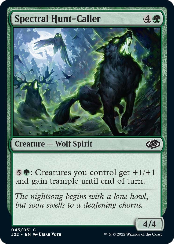 Spectral Hunt-Caller (45) [J22] - MTG Single