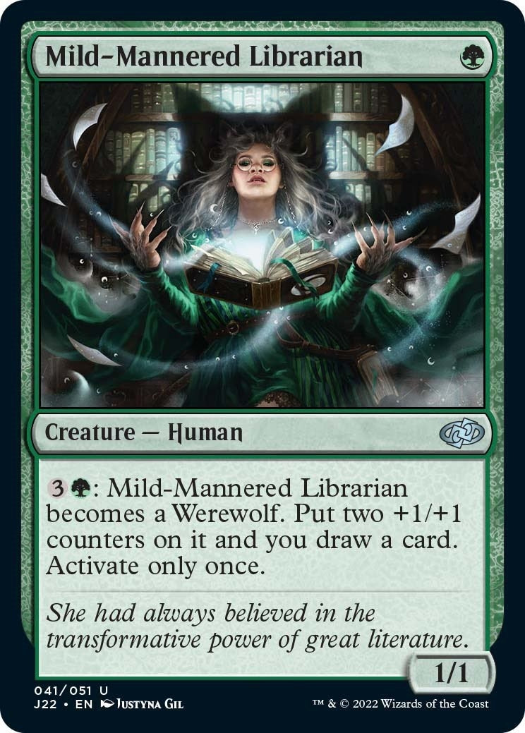 Mild-Mannered Librarian (41) [J22] - MTG Single
