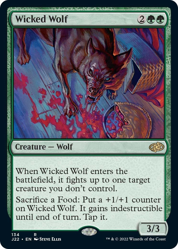Wicked Wolf (134) [J22] - MTG Single