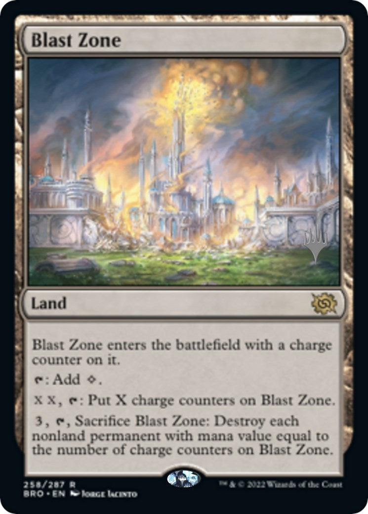 Blast Zone (BRO) (258) [PPBRO] - MTG Single