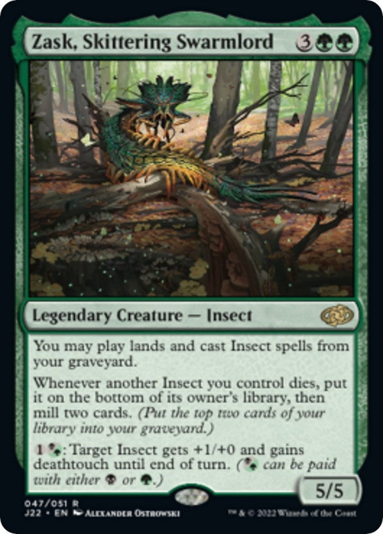 Zask Skittering Swarmlord (47) [J22] - MTG Single