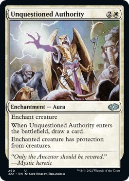 Unquestioned Authority (260) [J22] - MTG Single